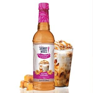 Skinny Mixes Sugar Free Salted Caramel Syrup Skinny Syups 25.4 FL OZ